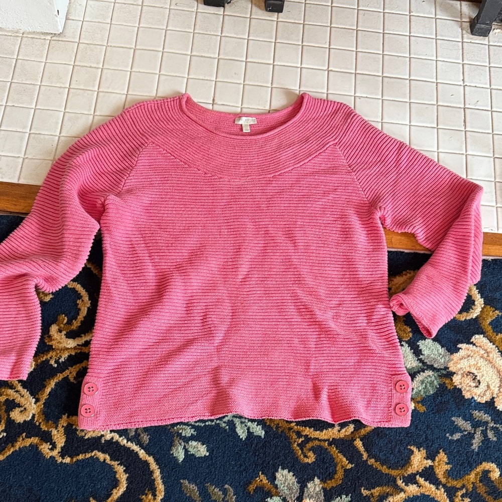 Talbots Pink Crew Neck‎ Sweater